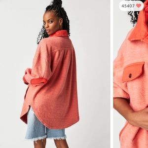 Free People FR ruby jacket shirt
